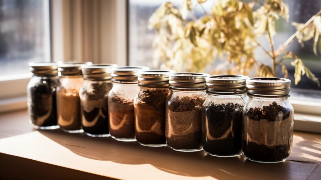 Coffee grounds as natural dye