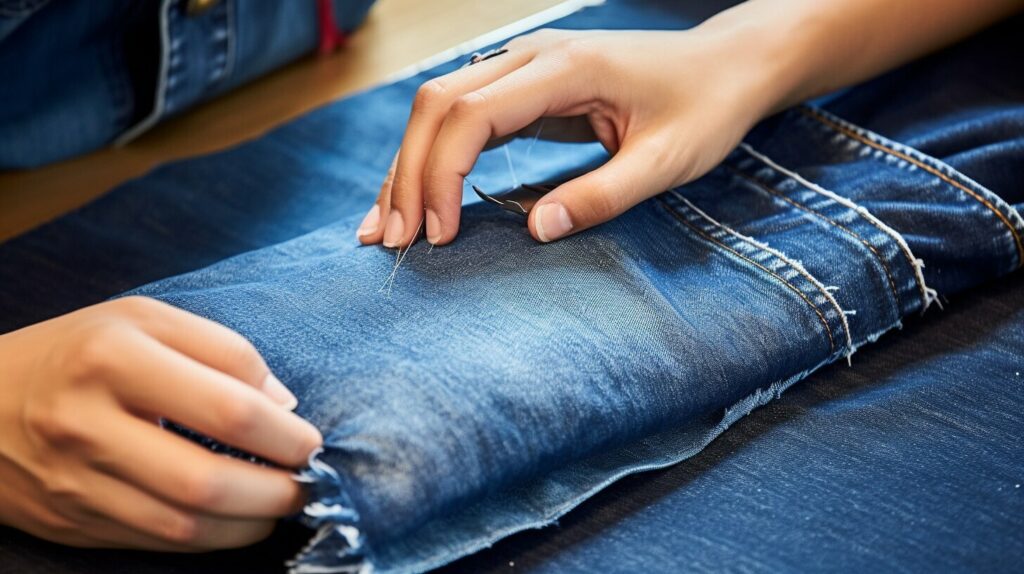 DIY Denim Pillow