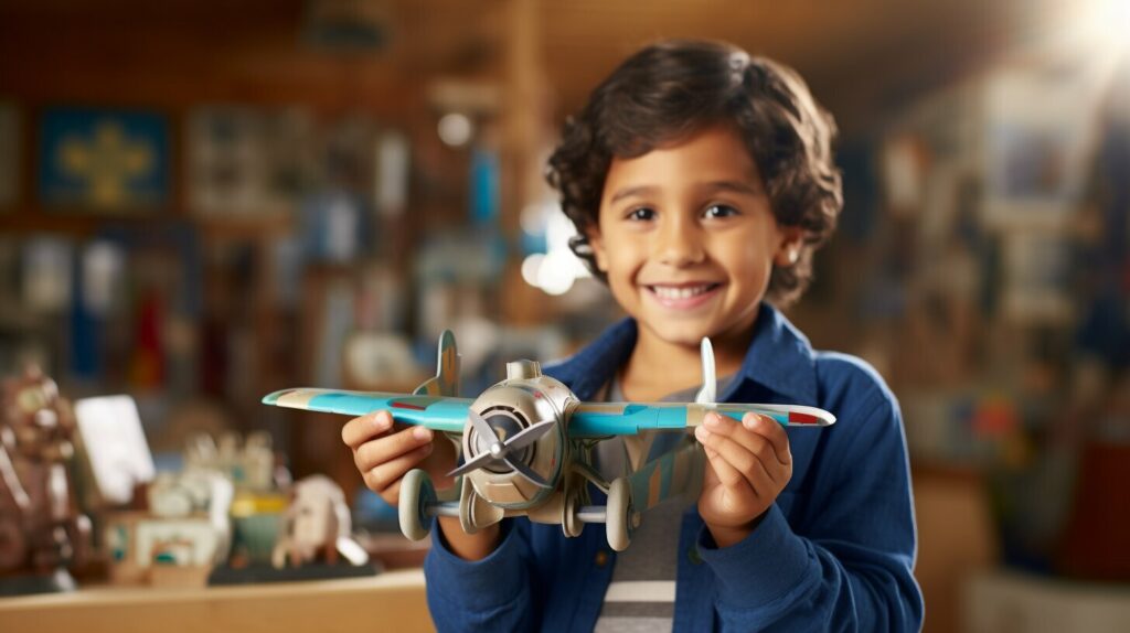 DIY Toy Airplane made from old hanger