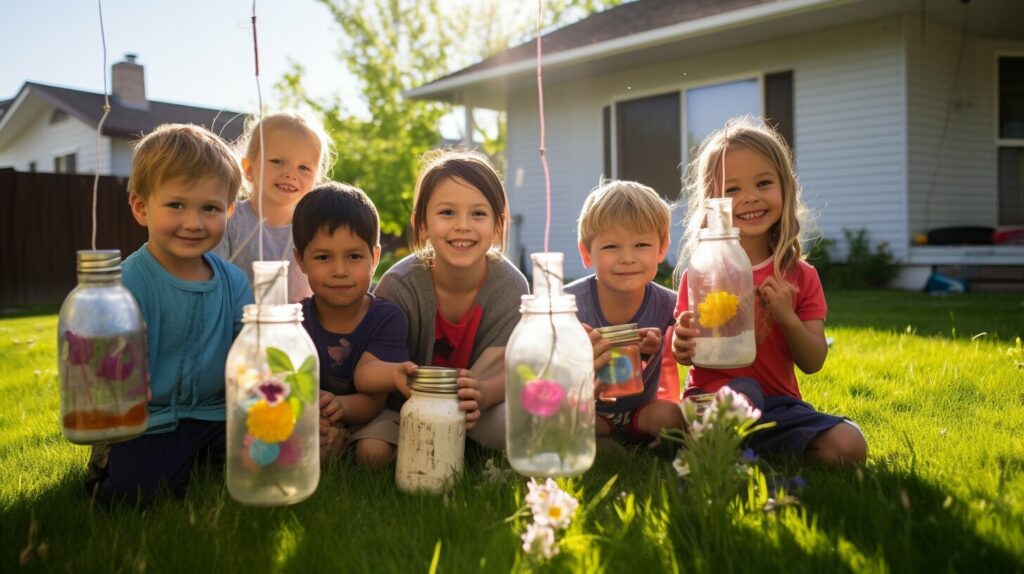 DIY milk bottle crafts