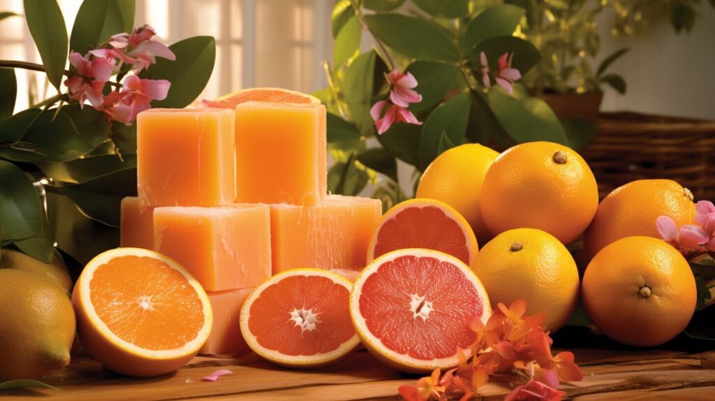 Orange-infused bath and beauty products