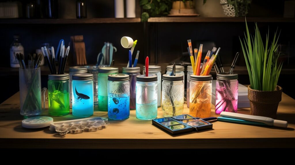 Organize with water bottles