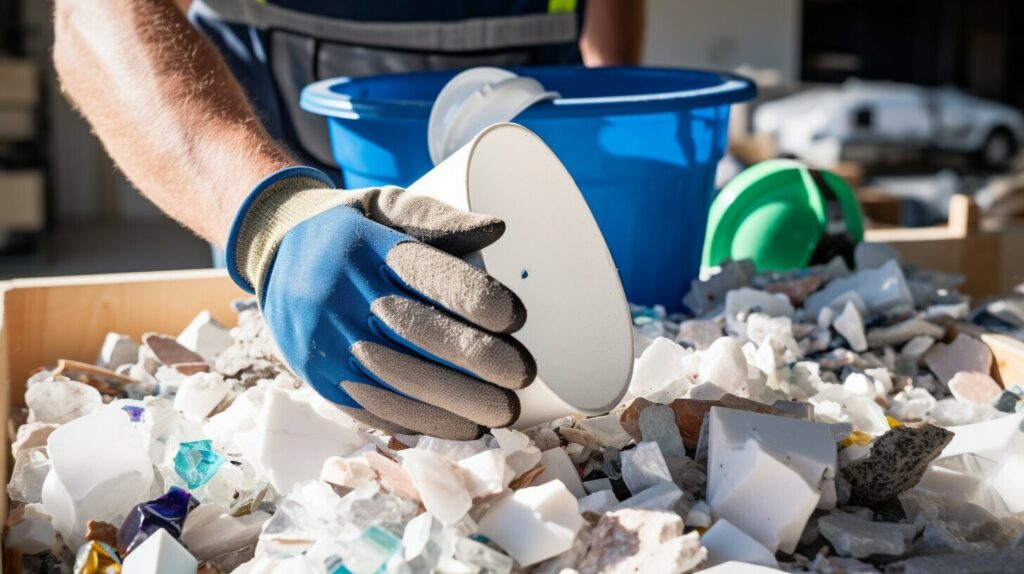 Recycling quartz countertops