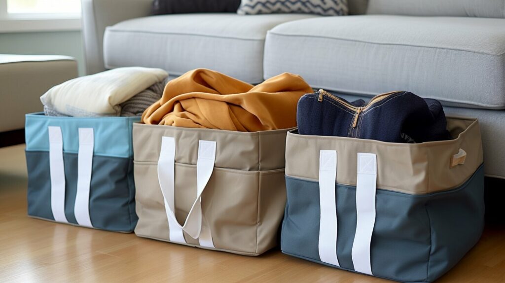 Repurpose Old Tote Bags for Storage Solutions