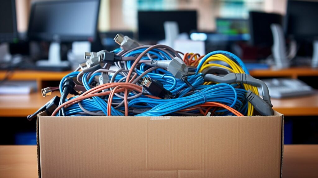 Selling old electrical cords online