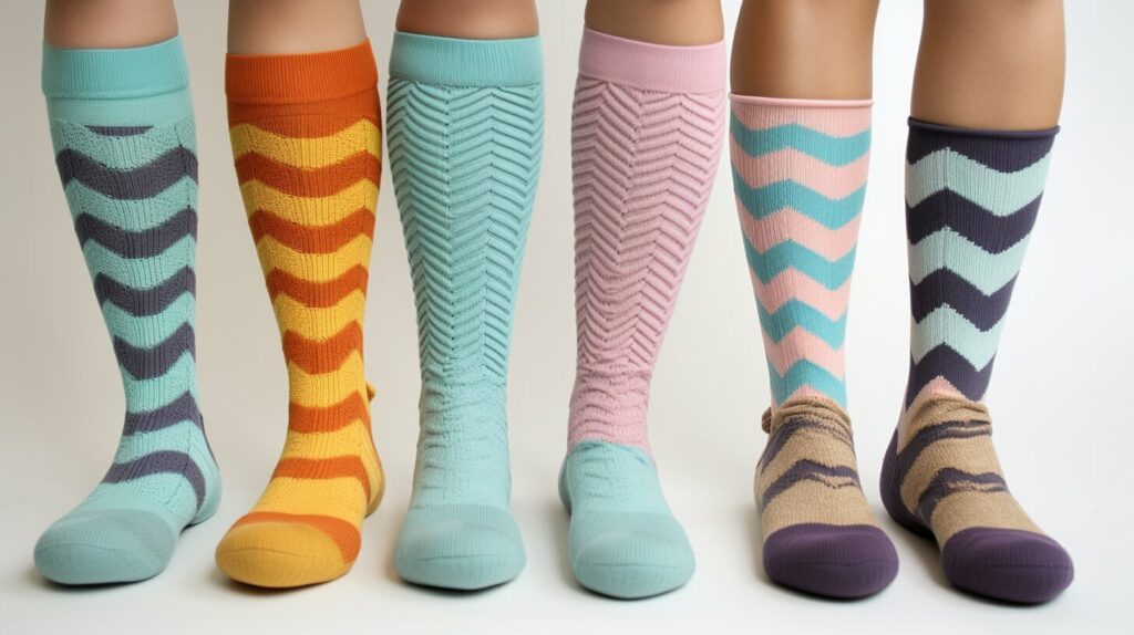 Stylish leg warmers made from old socks