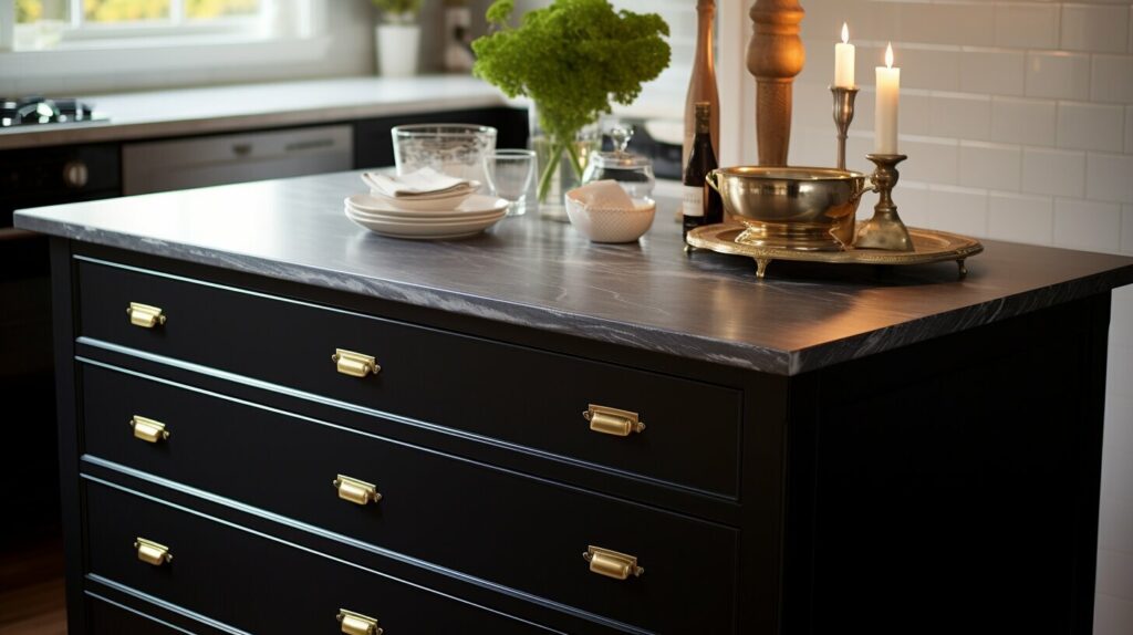 Transforming an old IKEA dresser into a kitchen island