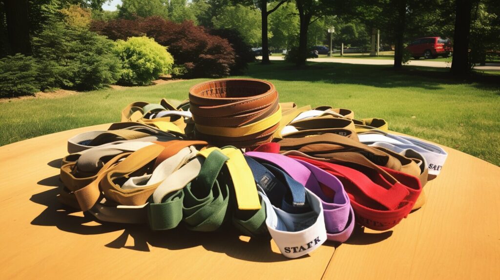 What to do with old karate belts