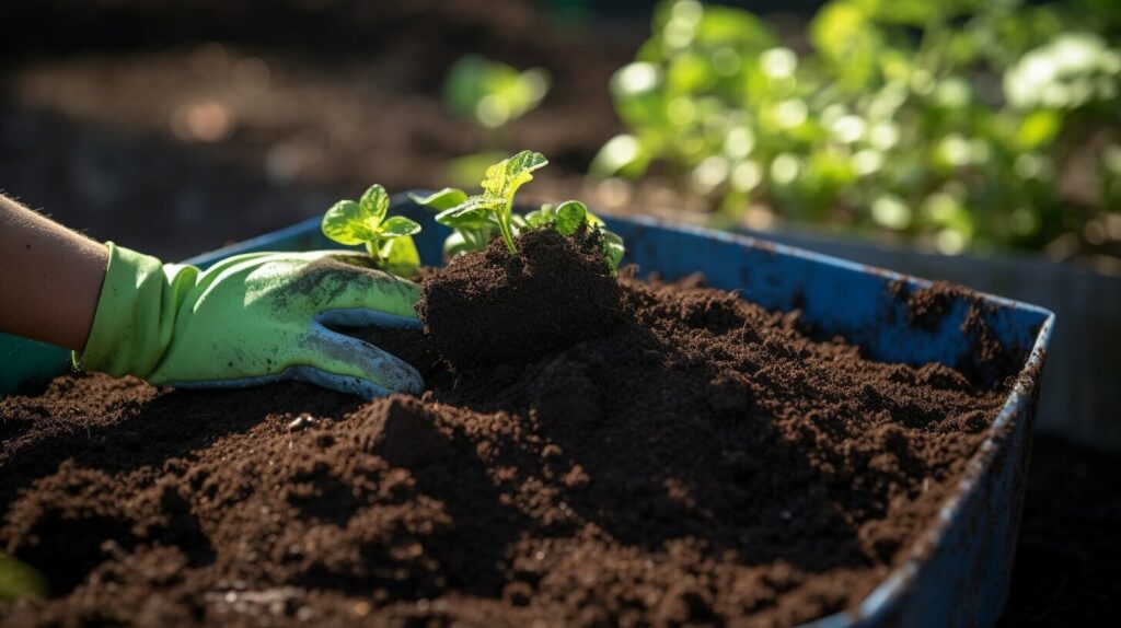 composting coffee grounds