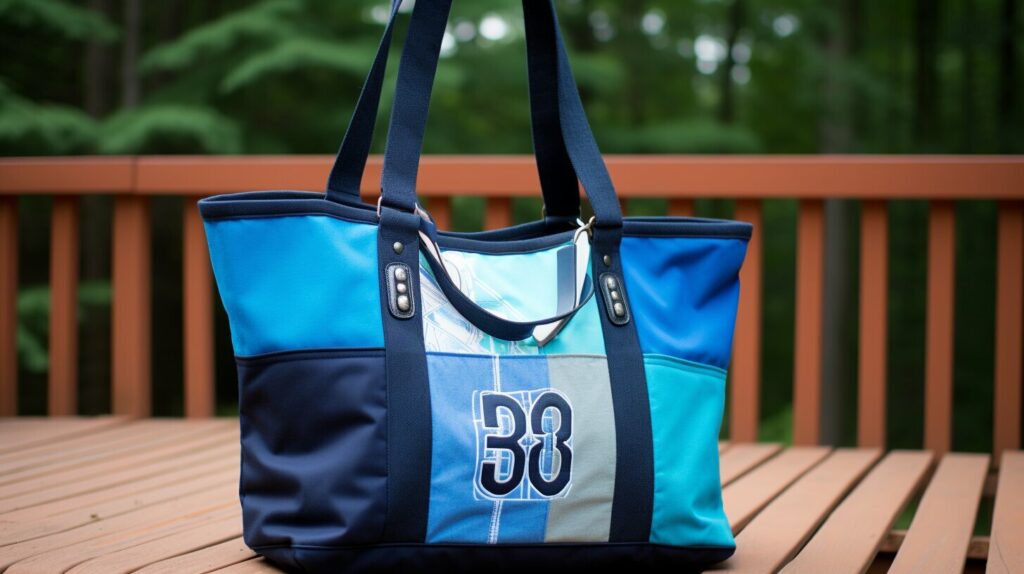 custom jersey tote bag