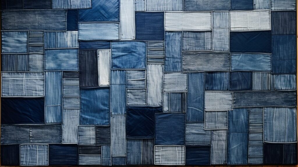 denim wall art
