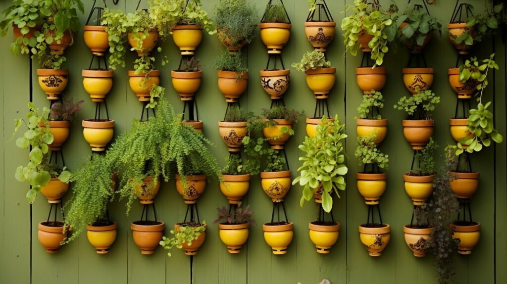 recycling flower pots