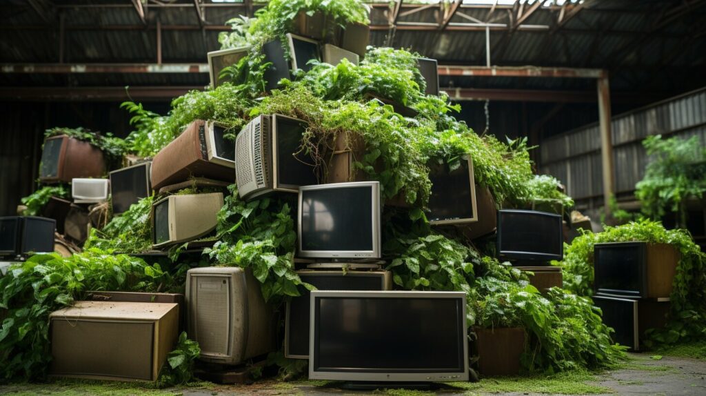 recycling old tvs