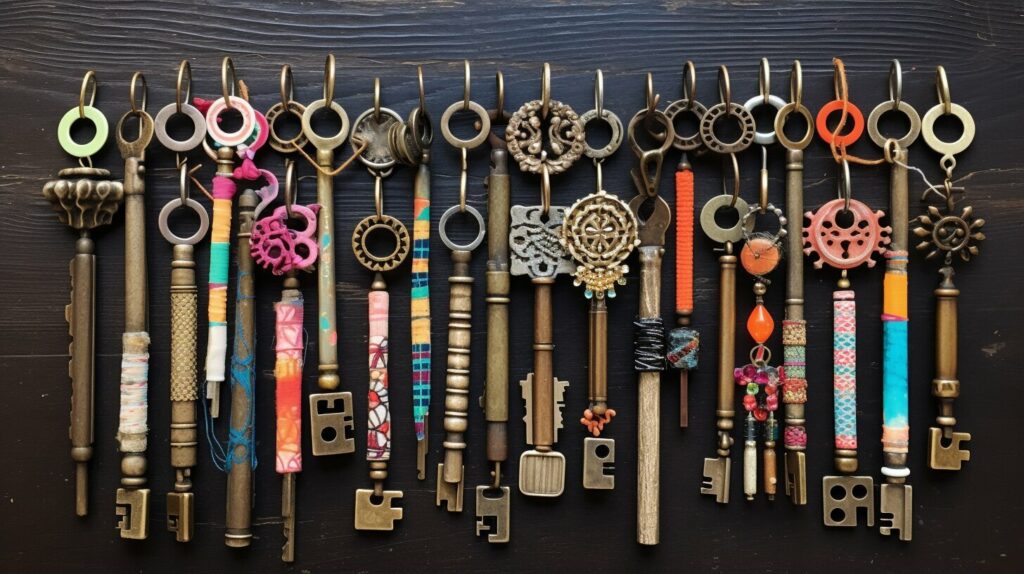 repurpose old house keys