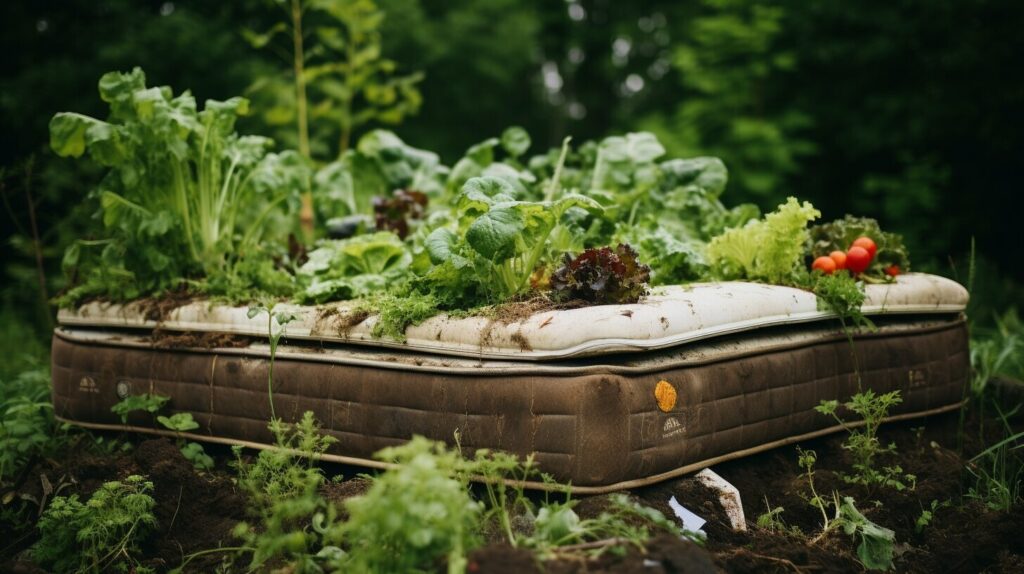 repurpose old mattress