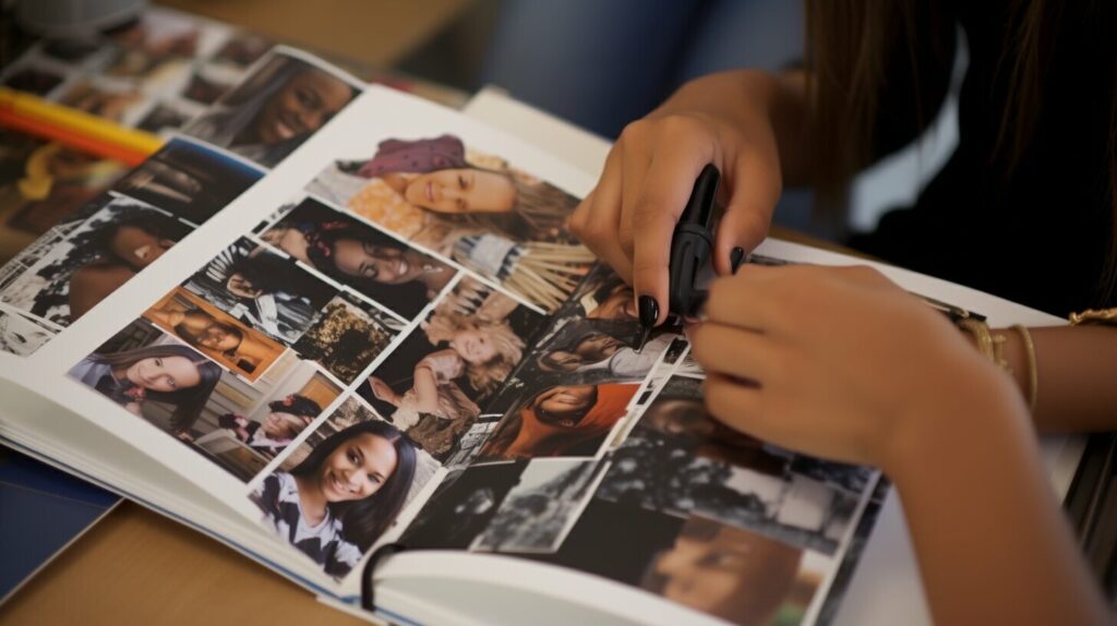 repurpose old yearbooks