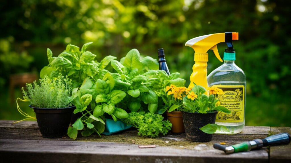 repurposing old vinegar for gardening