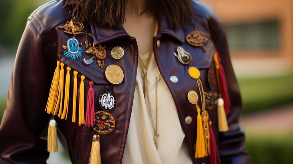 upcycle old varsity jacket