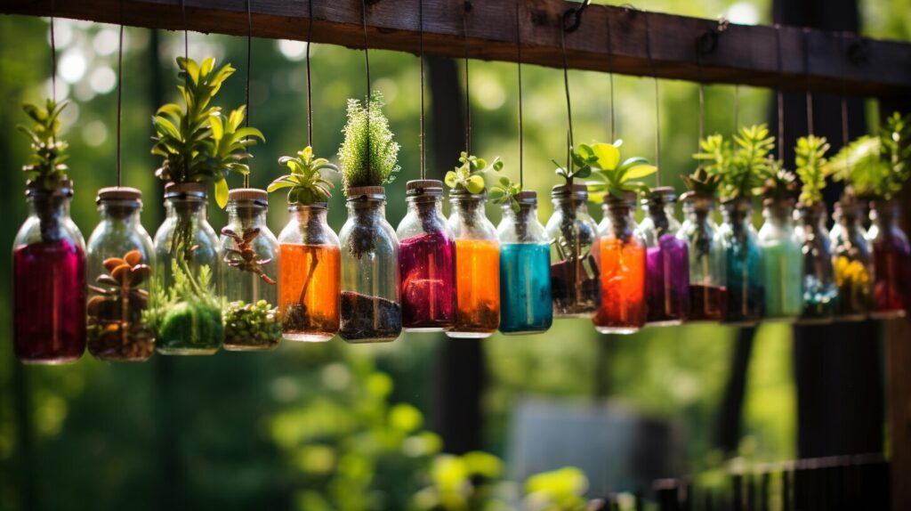 upcycling old medicine bottles